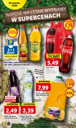 Gazetka promocyjna Lidl - GAZETKA - Gazetka - ważna od 10.09 do 10.09.2022 - strona 32 - produkty: Sok, Por, Gra, Coca-Cola, Napoje, Limonka, Woda mineralna, Wosana, Woda, Nektar