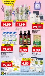 Gazetka promocyjna Lidl - GAZETKA - Gazetka - ważna od 10.09 do 10.09.2022 - strona 50 - produkty: Woda perfumowana, Płyn do kąpieli, Mydło w płynie, Balsam do ciała, Perfum, Dove, Szampon, Mydło, Woda