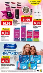 Gazetka promocyjna Lidl - GAZETKA - Gazetka - ważna od 10.09 do 10.09.2022 - strona 51 - produkty: Top, Podpaski, Carefree, Lakier do paznokci, Wkładki, Lakier