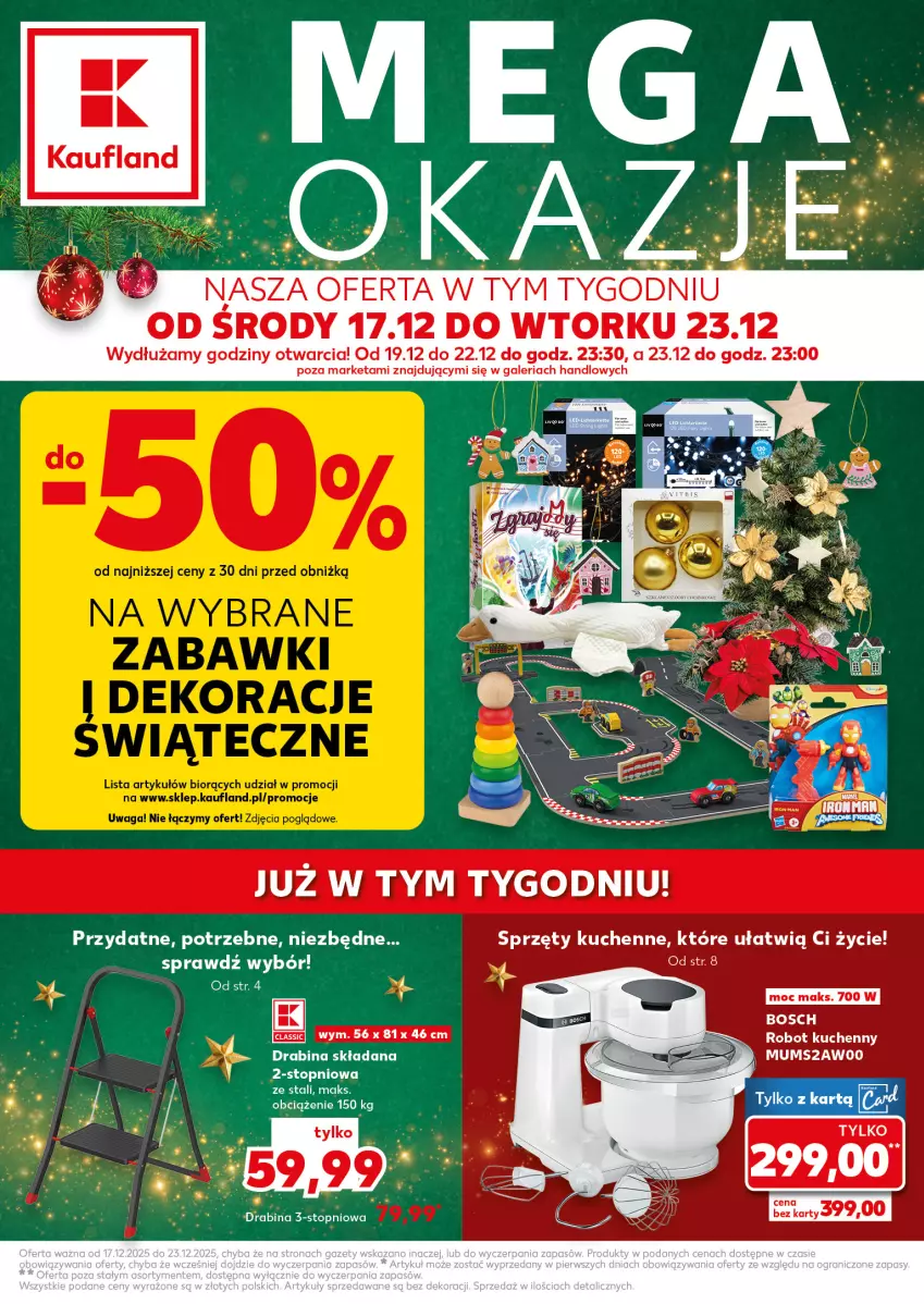 Gazetka promocyjna Kaufland - Kaufland - ważna 17.12 do 23.12.2025 - strona 1 - produkty: Bosch, Robot