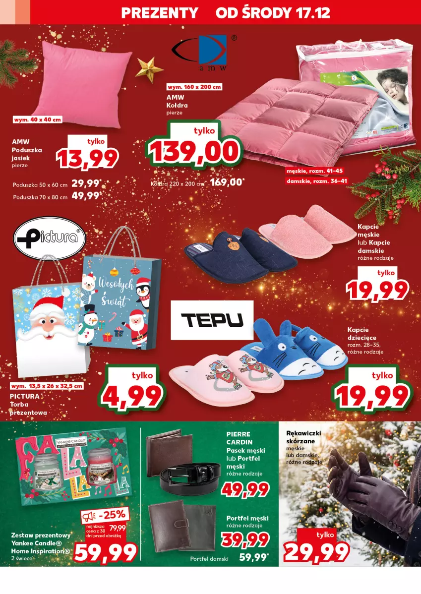 Gazetka promocyjna Kaufland - Kaufland - ważna 17.12 do 23.12.2025 - strona 14 - produkty: Dzieci, Fa, Kapcie, Poduszka, Por, Torba, Zestaw prezentowy