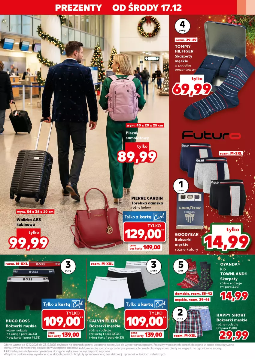 Gazetka promocyjna Kaufland - Kaufland - ważna 17.12 do 23.12.2025 - strona 15 - produkty: Hugo Boss, Karp, Pierre Cardin, Torebka, Walizka