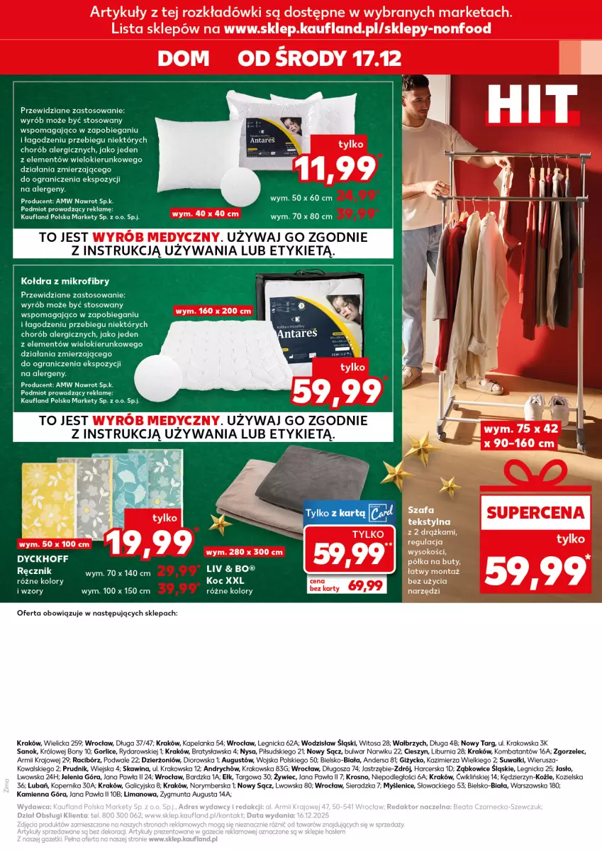 Gazetka promocyjna Kaufland - Kaufland - ważna 17.12 do 23.12.2025 - strona 21 - produkty: Dior, Gra, Kołdra, Kołdra z mikrofibry