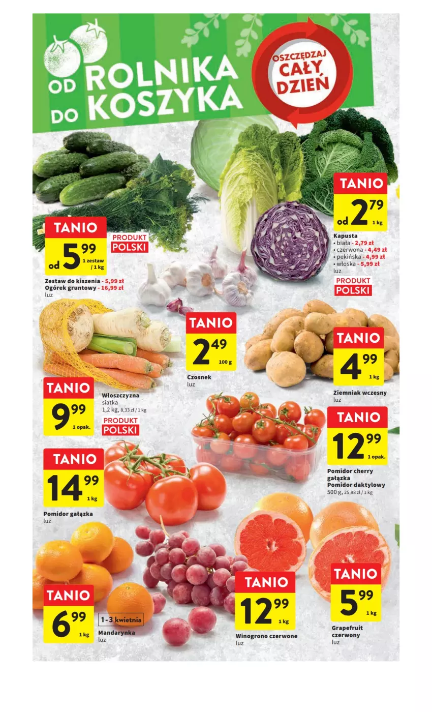 Gazetka promocyjna Intermarche - Gazetka Intermarche - ważna 30.03 do 03.04.2023 - strona 22 - produkty: Grunt, Ogórek, Siatka, Wino