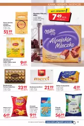 Gazetka promocyjna Makro - [Oferta promocyjna] Artykuły spożywcze i przemysłowe - Gazetka - ważna od 21.02 do 21.02.2022 - strona 11 - produkty: Pistacje, Orzeszki, Kawa ziarnista, Chipsy, Kawa, Herbata czarna, Mleczko, Lipton, Ferrero, Delicje, Lavazza, Felix, Orzeszki ziemne, Herbata, Lay’s, Merci, Milka