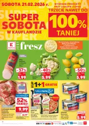 Gazetka promocyjna Kaufland - Gazetka tygodnia - Gazetka - ważna od 25.02 do 25.02.2026 - strona 10 - produkty: Piec, Kalafior, Krakus, Warzywa, Ser, Por, Gra, Bell, Kiełbasa krakowska, Karkówka wieprzowa, Cytryny, Stek, Laur, Pizza, Pieczywo, Owoce, Olej, Kiełbasa, Hortex