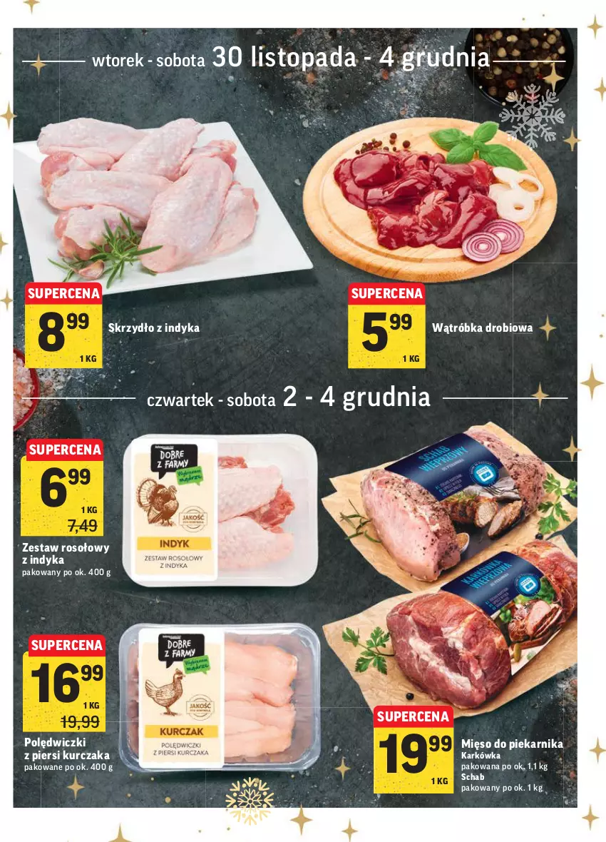 Gazetka promocyjna Intermarche - Gazetka promocyjna - ważna 30.11 do 06.12.2021 - strona 25 - produkty: Kurczak, Mięso, Piekarnik, Top