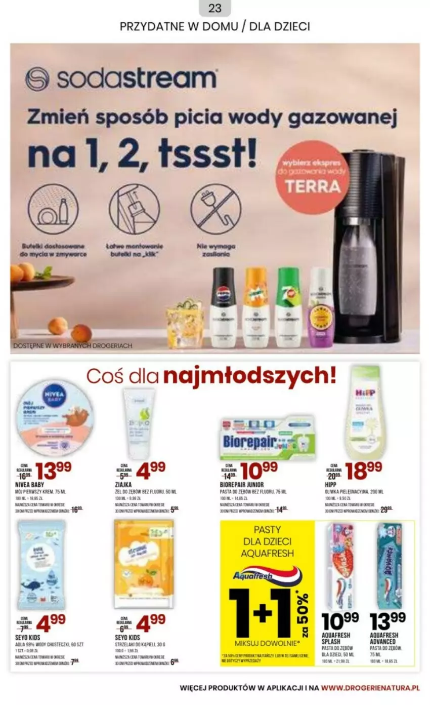 Gazetka promocyjna Drogerie Natura - ważna 05.08 do 03.09.2024 - strona 16 - produkty: Biorepair, Dzieci, HiPP, Nivea, Nivea Baby, Pasta do zębów, Ziajka