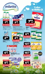 Gazetka promocyjna Netto - Od Poniedziałku - Gazetka - ważna od 06.06 do 06.06.2026 - strona 13 - produkty: Ser, Salami, Twaróg, Jogurt, Kefir naturalny, Napój jogurtowy, Edam, Twaróg półtłusty, Ser salami, Gouda, Masło, Napój, Kefir