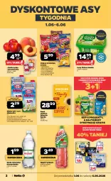 Gazetka promocyjna Netto - Od Poniedziałku - Gazetka - ważna od 06.06 do 06.06.2026 - strona 2 - produkty: Piec, Cebula, Ser, Mus, Gra, Finish, Chipsy, Kawa mielona, Kawa, Mlekovita, Lody, Nektarynka, Muszynianka, Zielona Budka, Tymbark, Crunchips, Dzieci, Lorenz, Woda mineralna, Deser, Zmywarki, Woda, Napój, Nektar, Mleko, Fa