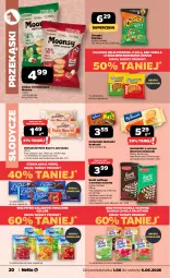 Gazetka promocyjna Netto - Od Poniedziałku - Gazetka - ważna od 06.06 do 06.06.2026 - strona 20 - produkty: Cebula, Krakus, Cheetos, Ser, Herbatniki Petit Beurre, Jutrzenka, Papryka, Beskidzki, Kisiel, Słodka Chwila, Chipsy, Chrupki, Sezam, Herbatniki, Pizza, Czekolada, Galaretki, Rurki, E. Wedel, Deser, Aksam, Gala, Krakuski