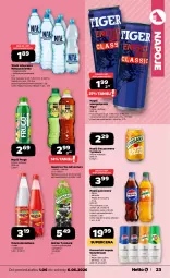 Gazetka promocyjna Netto - Od Poniedziałku - Gazetka - ważna od 06.06 do 06.06.2026 - strona 23 - produkty: Nałęczowianka, Por, Napój energetyczny, Ice tea, Ananas, Mirinda, Napoje, Pepsi, Tiger, Oranżada, Hellena, Napój gazowany, Tymbark, Woda mineralna, Woda, Napój, Nektar, Grejpfrut