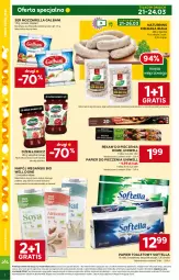 Gazetka promocyjna Stokrotka - Market - Gazetka - ważna od 26.03 do 26.03.2024 - strona 2 - produkty: Mozzarella, Piec, Ser, Gra, Papier, Dżem, Papier toaletowy, Rękaw do pieczenia, Galbani, Kiełbasa biała, Papier do pieczenia, Napój, Kiełbasa