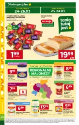 Gazetka promocyjna Stokrotka - Market - Gazetka - ważna od 26.03 do 26.03.2024 - strona 4 - produkty: Majonez, Ser, Cukier, Karp, Cukierki, Oleo, Ocet