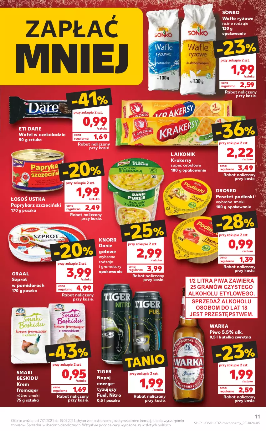 Gazetka promocyjna Kaufland - OFERTA TYGODNIA - ważna 07.01 do 13.01.2021 - strona 11