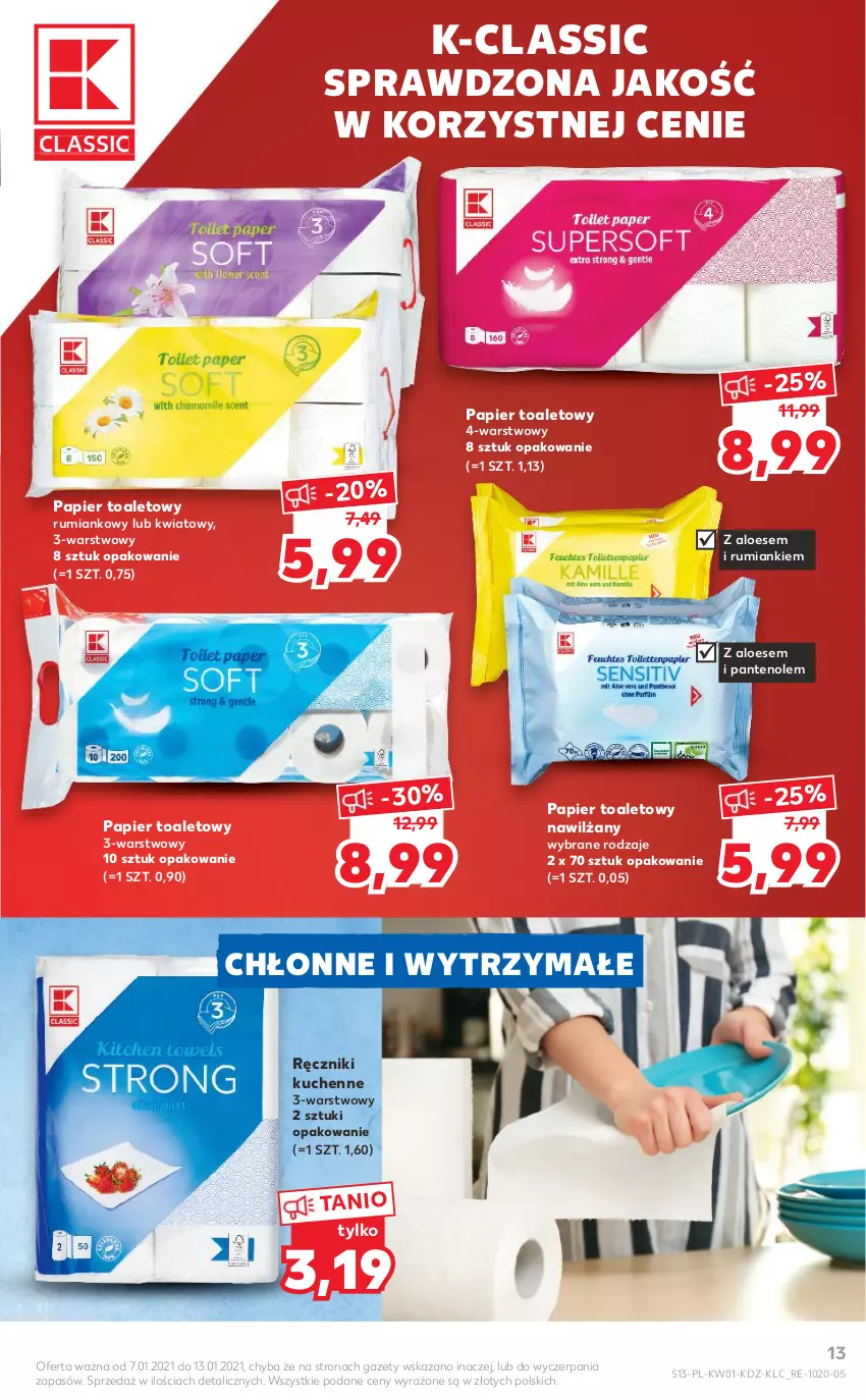 Gazetka promocyjna Kaufland - OFERTA TYGODNIA - ważna 07.01 do 13.01.2021 - strona 13