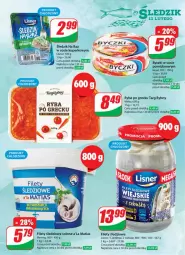 Gazetka promocyjna Dino - Gazetka 6 - Gazetka - ważna od 13.02 do 13.02.2024 - strona 27 - produkty: Top, Sos, Ser, Por, Gry, Gra, Ryba po grecku, Ryba, Graal, Lisner