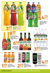 Gazetka promocyjna Gama - Gazetka Gama - Gazetka - ważna od 16.02 do 16.02.2024 - strona 10 - produkty: Sok, 7up, Inka, Pepsi max, Mirinda, Lack, Pepsi, Oranżada, Hellena, Syrop, Napój, Herbapol, Hortex