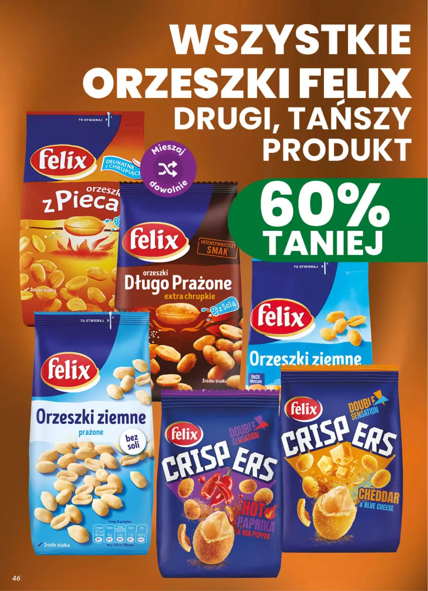 Gazetka promocyjna Dino - Gazetka 40 / 2026 - ważna 30.09 do 06.10.2026 - strona 46 - produkty: Felix, Orzeszki
