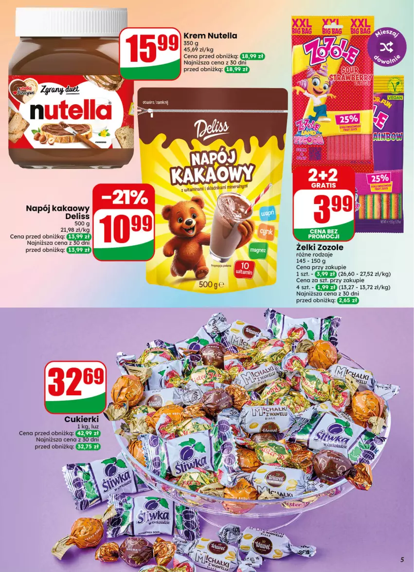 Gazetka promocyjna Dino - Gazetka 40 / 2026 - ważna 30.09 do 06.10.2026 - strona 5 - produkty: Deliss, Kakao, Napój, Nutella