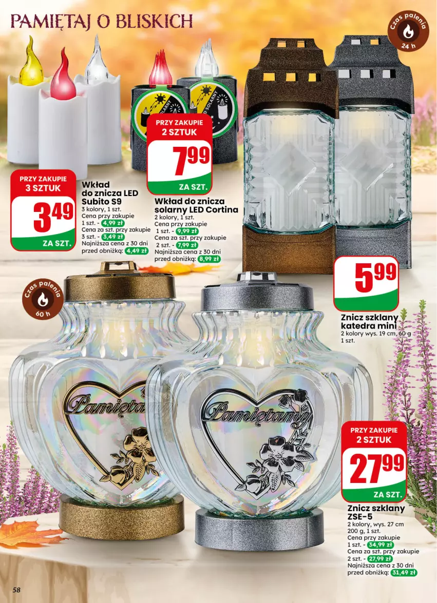Gazetka promocyjna Dino - Gazetka 40 / 2026 - ważna 30.09 do 06.10.2026 - strona 58 - produkty: Mięta, Znicz