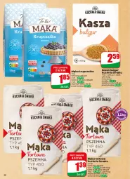 Gazetka promocyjna Dino - Gazetka 40 / 2026 - Gazetka - ważna od 06.10 do 06.10.2026 - strona 20 - produkty: Kuchnia, Bulgur, Mąka, Kasza, Mąka tortowa, LG
