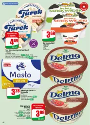 Gazetka promocyjna Dino - Gazetka 40 / 2026 - Gazetka - ważna od 06.10 do 06.10.2026 - strona 40 - produkty: Serek wiejski, Ser, Serek, Camembert, Delma, Aksam, Ser pleśniowy, Masło