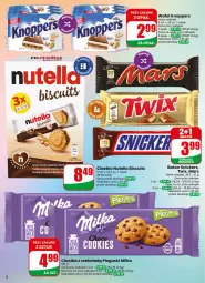 Gazetka promocyjna Dino - Gazetka 40 / 2026 - Gazetka - ważna od 06.10 do 06.10.2026 - strona 6 - produkty: Ciastka, Nutella, Gra, Twix, Snickers, Mars, Baton, Knoppers, Milka