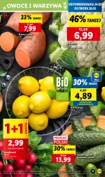 Gazetka promocyjna Lidl - GAZETKA - Gazetka - ważna od 26.03 do 26.03.2025 - strona 17 - produkty: Kalafior, Warzywa, Gra, Cytryny, Owoce, Grunt