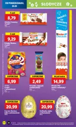 Gazetka promocyjna Lidl - GAZETKA - Gazetka - ważna od 26.03 do 26.03.2025 - strona 34 - produkty: Kinder Bueno, Raffaello, Ferrero Rocher, Grześki, Ferrero, Lizaki, Kinder, Nimm2, Fa