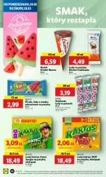 Gazetka promocyjna Lidl - GAZETKA - Gazetka - ważna od 26.03 do 26.03.2025 - strona 40 - produkty: Kinder Bueno, Kaktus, Lody, Czekolada, Arbuz, Nestlé, Kinder