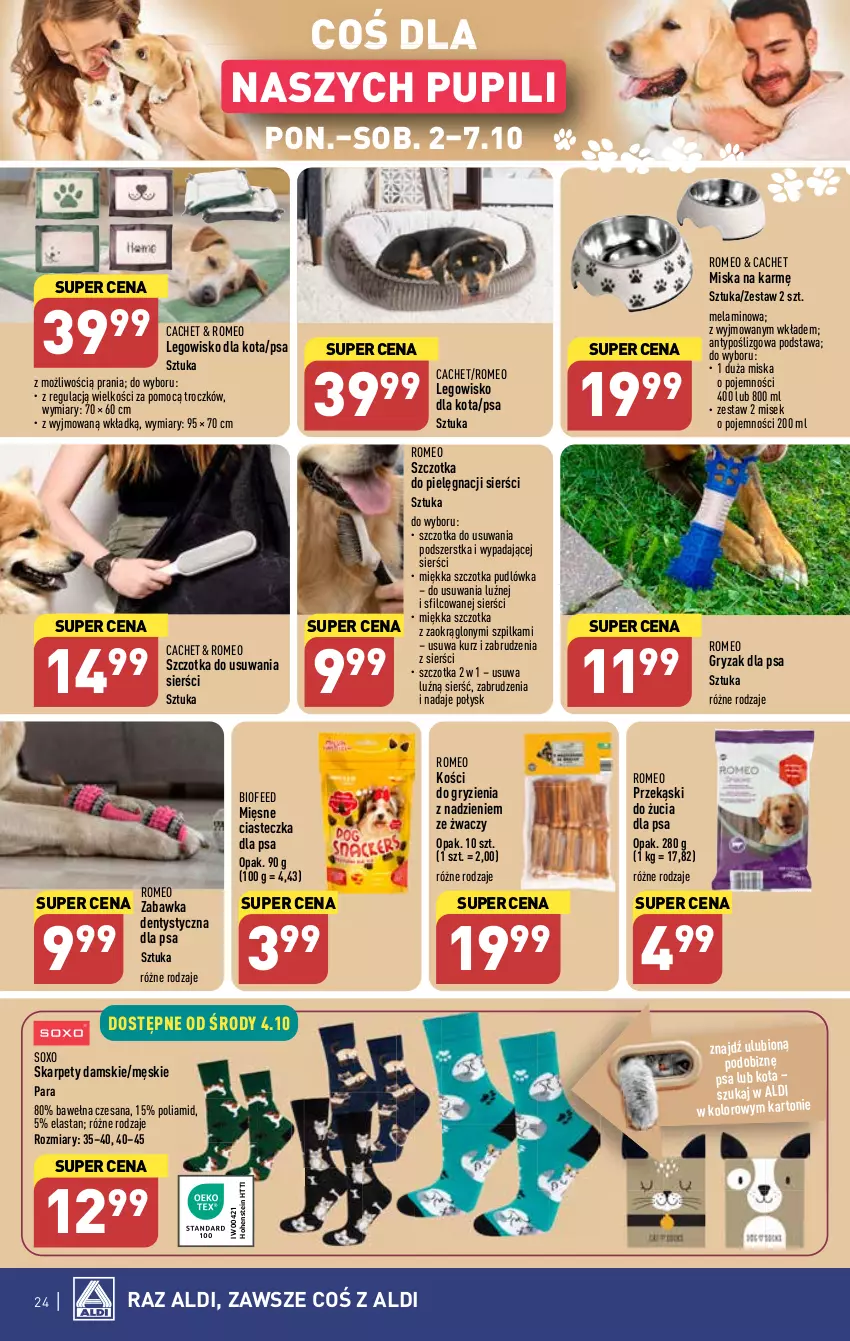 Gazetka promocyjna Aldi - Pełna oferta - ważna 02.10 do 07.10.2023 - strona 24 - produkty: Gry, Karp, LEGO, Legowisko, Miska, Szczotka, Wełna, Zabawka