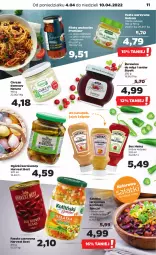 Gazetka promocyjna Netto - Gazetka spożywcza - Gazetka - ważna od 10.04 do 10.04.2022 - strona 11 - produkty: Chrzan, Sałatka, Sos, Ser, HELCOM, Korniszony, Pasta warzywna, Sałat, Fasola, Olej, Heinz, Fa