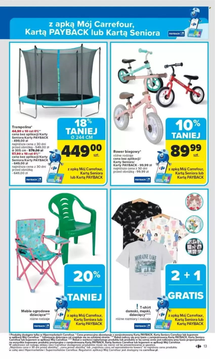 Gazetka promocyjna Carrefour - ważna 26.05 do 31.05.2025 - strona 16 - produkty: Dzieci, Fa, LG, Meble, Por, Rower, T-shirt