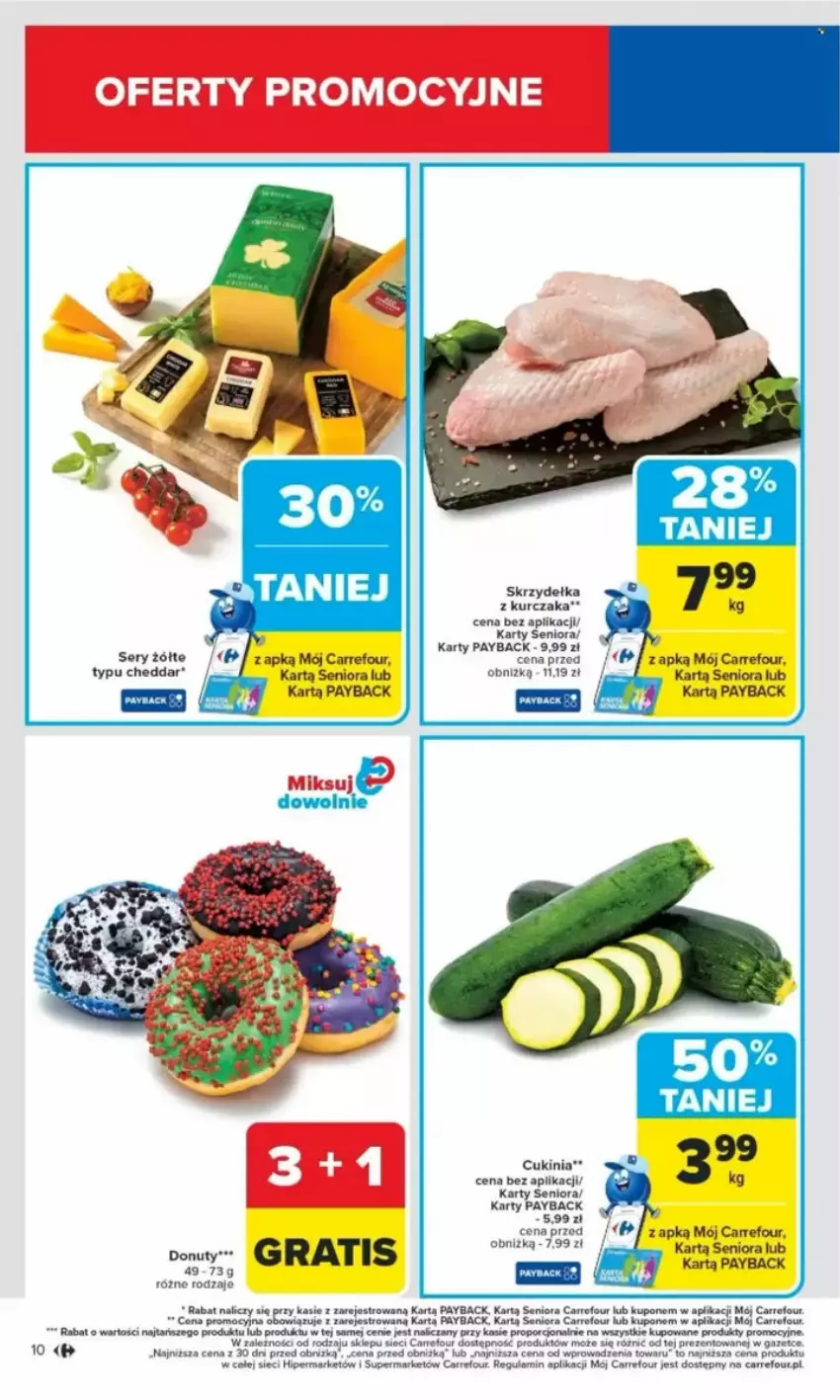Gazetka promocyjna Carrefour - ważna 26.05 do 31.05.2025 - strona 72 - produkty: Cheddar, Fa, Kurczak, Por, Ser, Skrzydełka z kurczaka