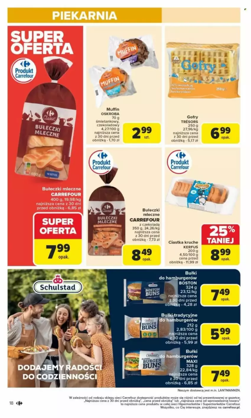 Gazetka promocyjna Carrefour - ważna 26.05 do 31.05.2025 - strona 81 - produkty: Bułeczki, Burger, Ciastka, Gofry, Hamburger, Miecz