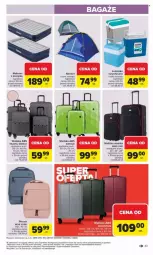Gazetka promocyjna Carrefour - Gazetka - ważna od 31.05 do 31.05.2025 - strona 49 - produkty: Por, Namiot, Walizka, Lodówka, Materac, Tera, Plecak, Fa