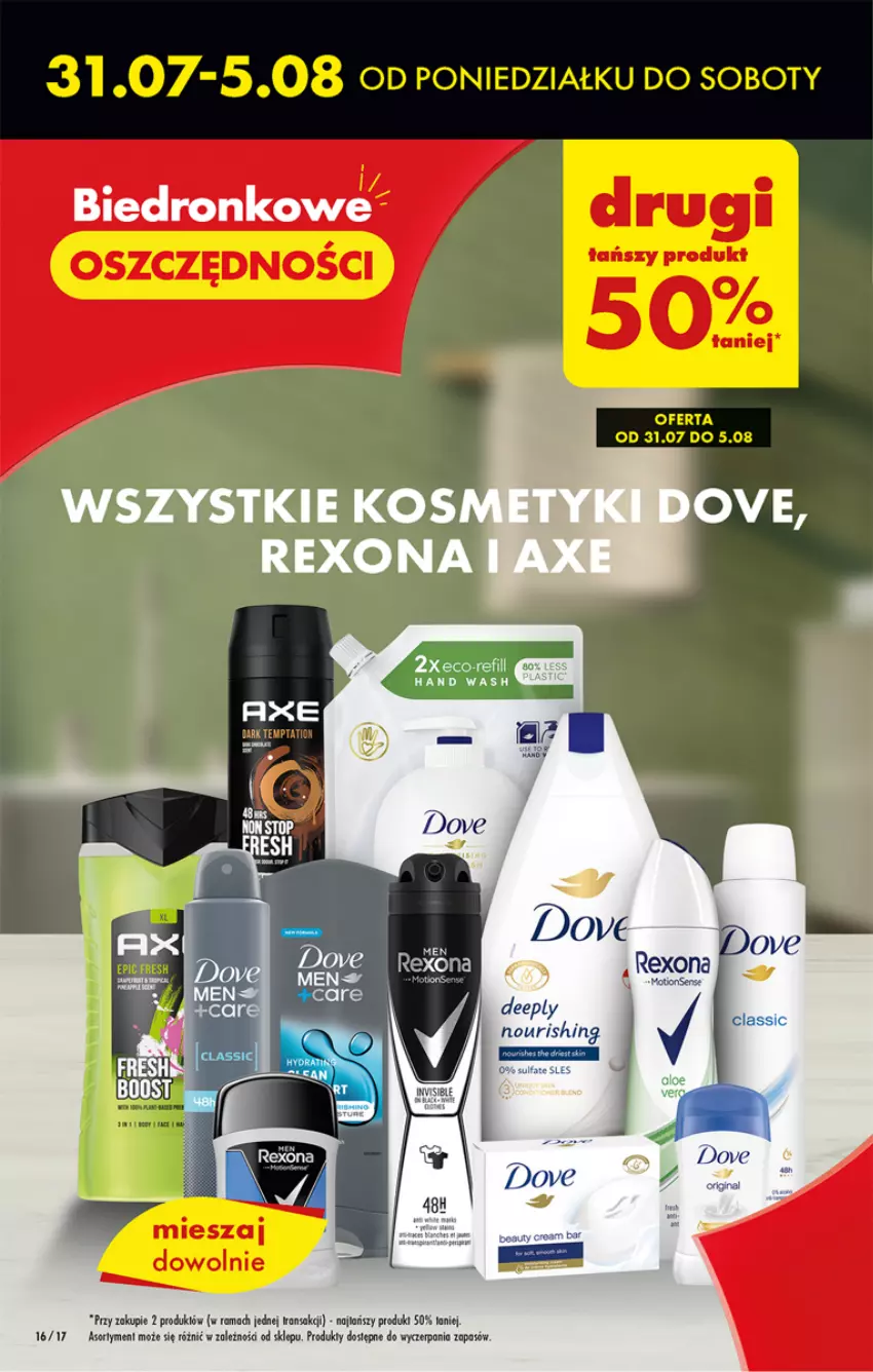 Gazetka promocyjna Biedronka - Od czwartku - ważna 03.08 do 09.08.2023 - strona 16 - produkty: Rama, Rexona