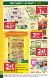 Gazetka promocyjna Stokrotka - Supermarket - Gazetka - ważna od 11.09 do 11.09.2024 - strona 4 - produkty: Warzywa, Sos, Sok, Ser, Por, Mus, Gra, Inka, Bonduelle, SEKO, Chrupki, Napoje, Leon, Tarczyński, Danio, Owoce, Kabanos, Mięso, Groszek, Kukurydza