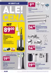 Gazetka promocyjna Aldi - Hity od Środy i Soboty - Gazetka - ważna od 06.02 do 06.02.2021 - strona 12 - produkty: Teleskop, Wieszak, Końcówki do szczoteczk, Szczoteczka soniczna, Ręcznik, Mydło, Dozownik, Szczoteczka, Akumulator