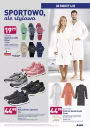 Gazetka promocyjna Aldi - Hity od Środy i Soboty - Gazetka - ważna od 06.02 do 06.02.2021 - strona 9 - produkty: Zegarek, Sok, Por, Buty, Pasek, Wełna, Szlafrok, Sport, Zegar, Dzieci