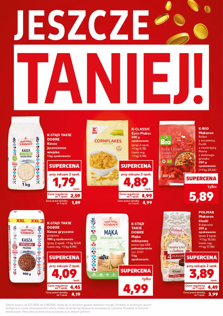 Gazetka promocyjna Kaufland - Kaufland - ważna 02.07 do 05.08.2026 - strona 5 - produkty: Makaron, Olma