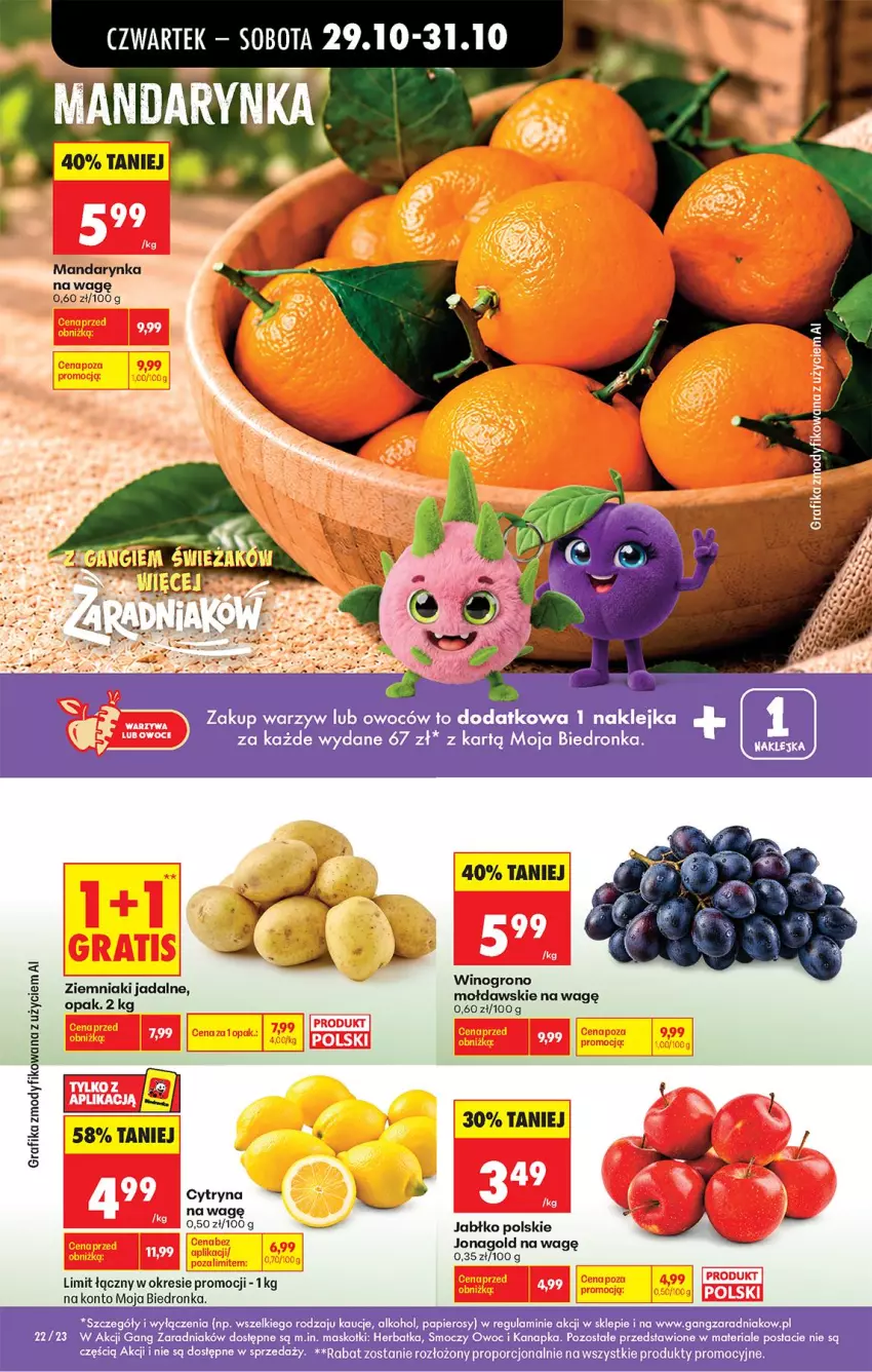 Gazetka promocyjna Biedronka - Od Czwartku - ważna 29.10 do 04.11.2026 - strona 35 - produkty: Gra, Grafika, Klej, LG, Papier, Por, Wino, Ziemniaki