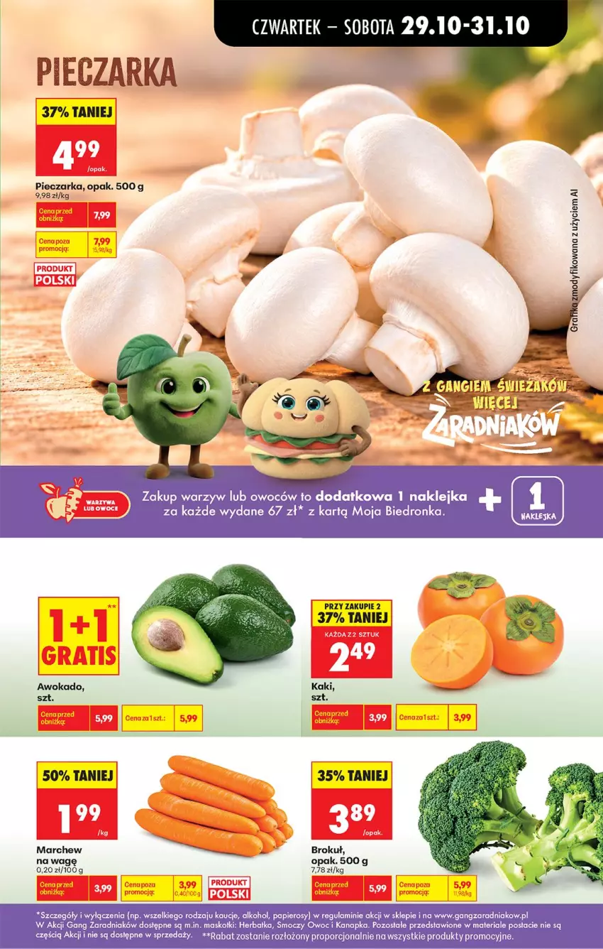 Gazetka promocyjna Biedronka - Od Czwartku - ważna 29.10 do 04.11.2026 - strona 36 - produkty: Kaki, Klej, Papier, Piec, Pieczarka, Por