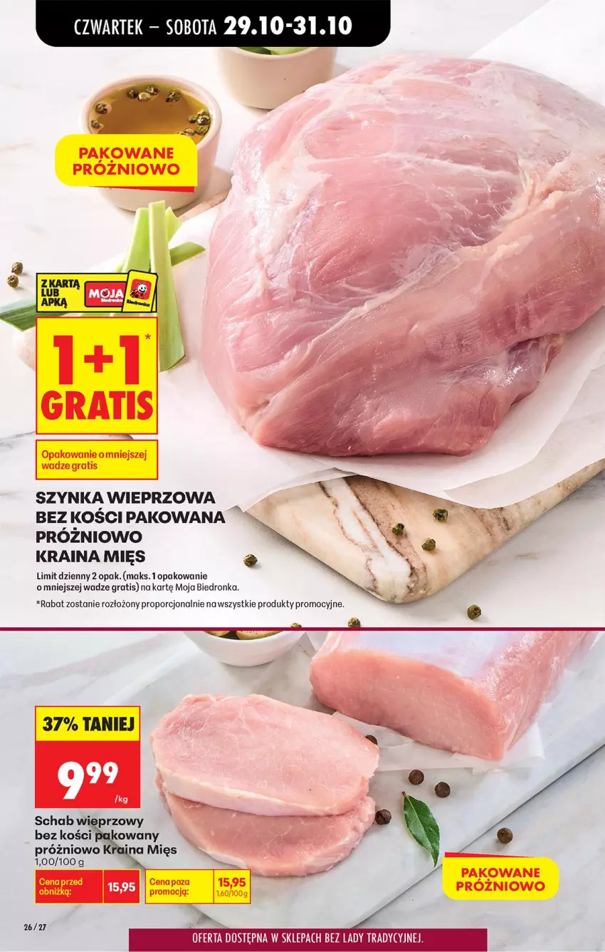 Gazetka promocyjna Biedronka - Od Czwartku - ważna 29.10 do 04.11.2026 - strona 41 - produkty: Gra, Por, Szynka, Szynka wieprzowa