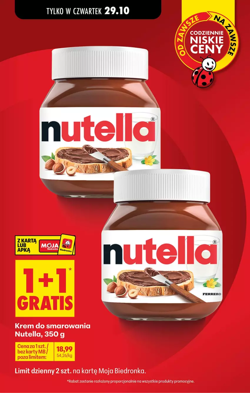 Gazetka promocyjna Biedronka - Od Czwartku - ważna 29.10 do 04.11.2026 - strona 5 - produkty: Nutella, Por