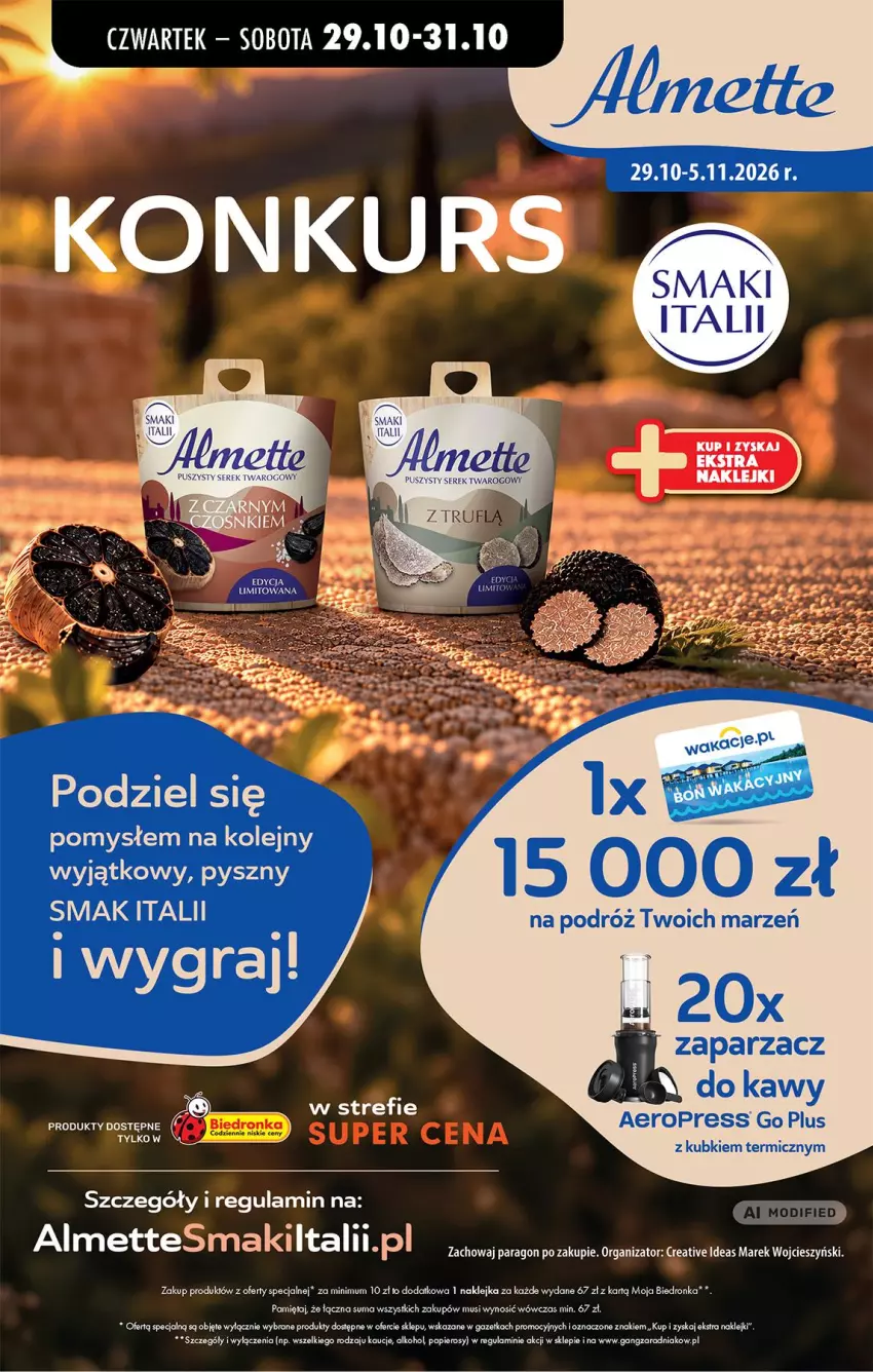 Gazetka promocyjna Biedronka - Od Czwartku - ważna 29.10 do 04.11.2026 - strona 52 - produkty: Almette, Fa, Gra, Klej, Mięta, Mus, Olej, Papier