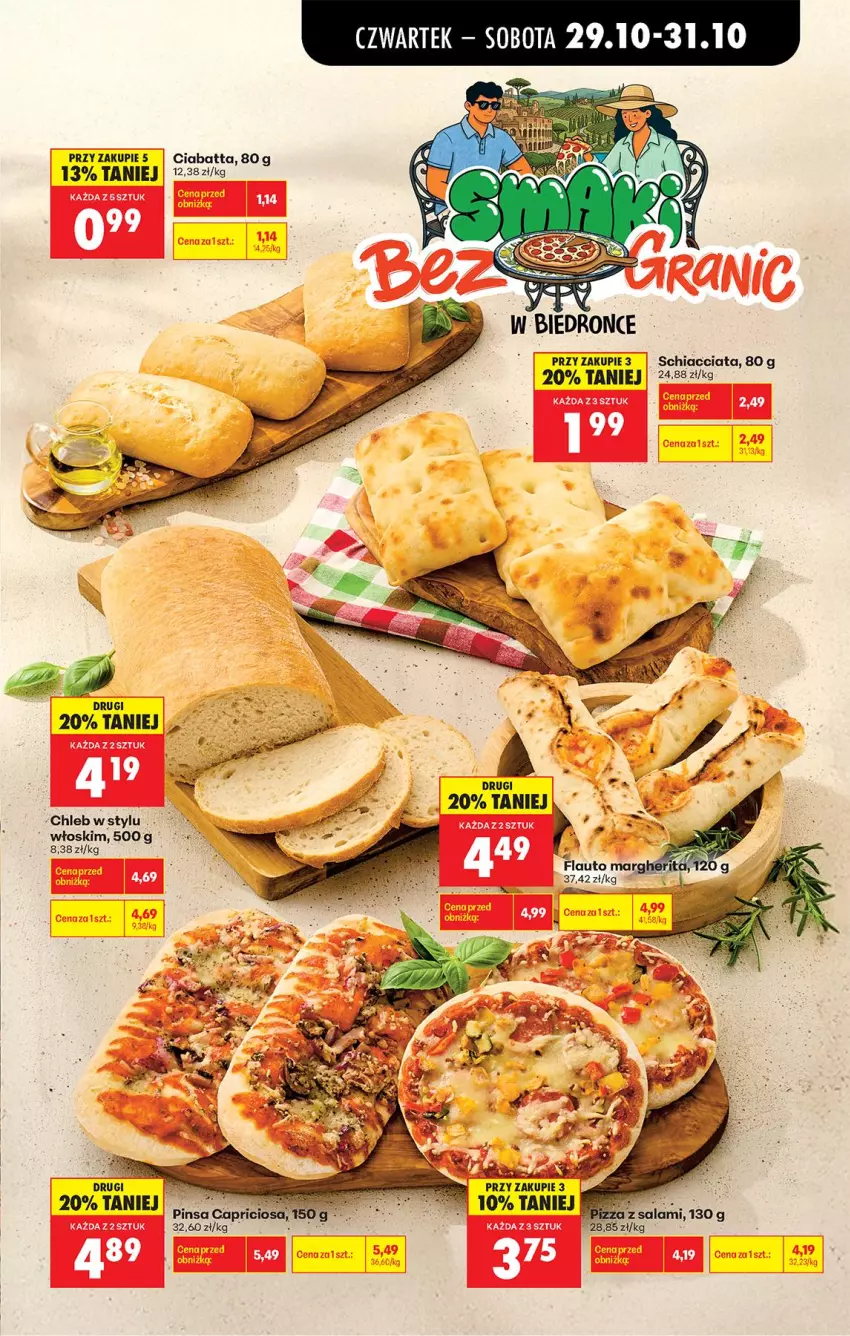 Gazetka promocyjna Biedronka - Od Czwartku - ważna 29.10 do 04.11.2026 - strona 56 - produkty: Chia, Chleb, Ciabatta, Salami