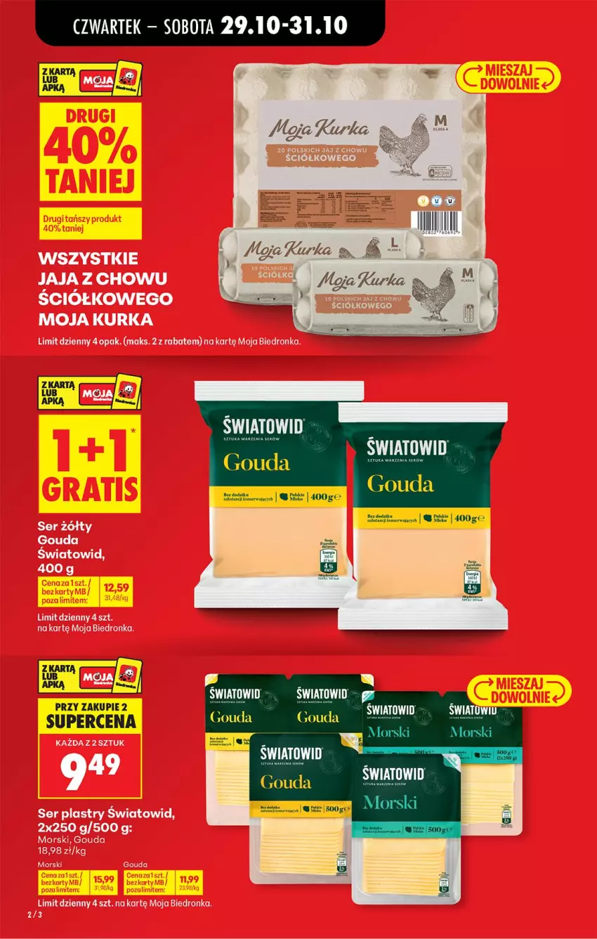 Gazetka promocyjna Biedronka - Od Czwartku - ważna 29.10 do 04.11.2026 - strona 7 - produkty: Gouda, Jaja, Ser