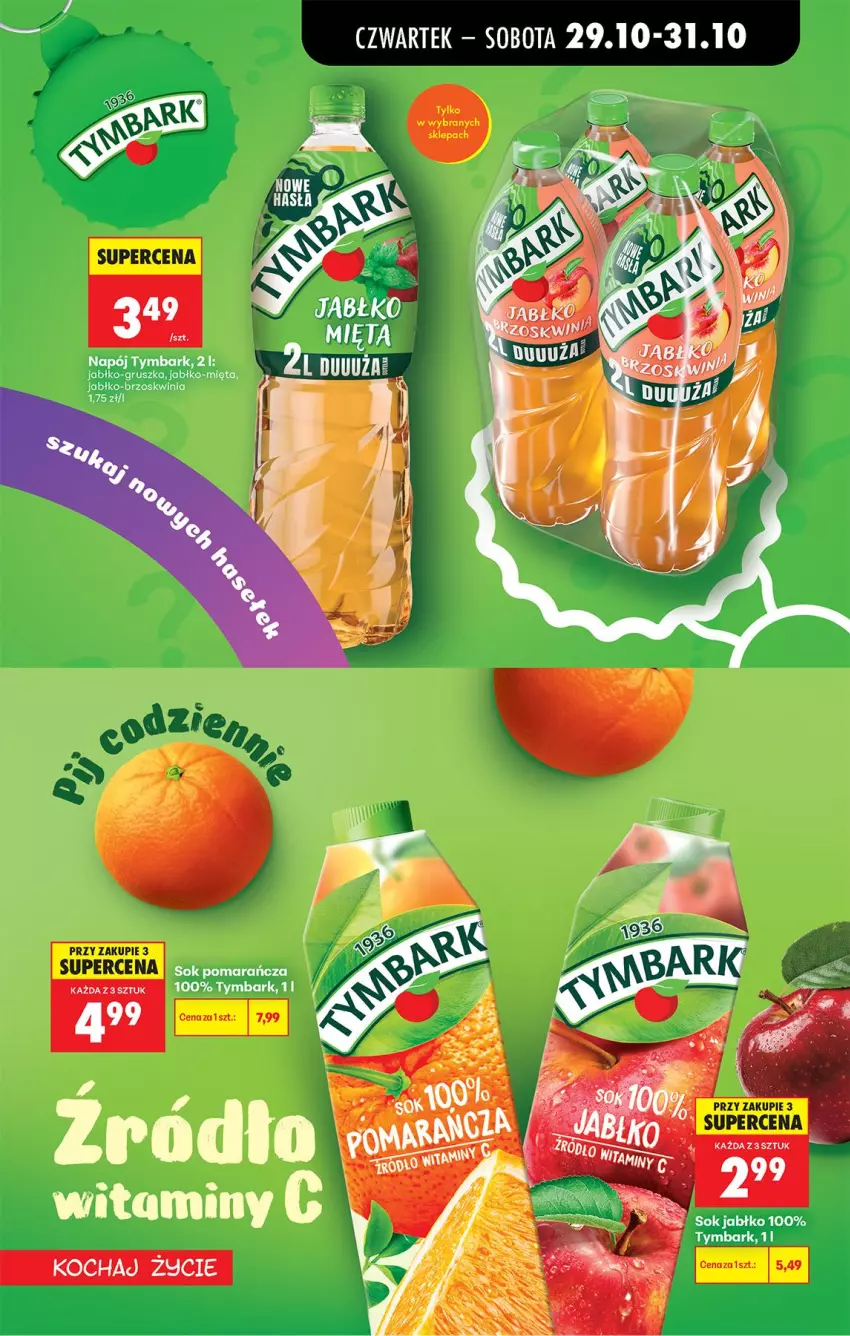 Gazetka promocyjna Biedronka - Od Czwartku - ważna 29.10 do 04.11.2026 - strona 82 - produkty: Mięta, Napój, Sok, Tymbark